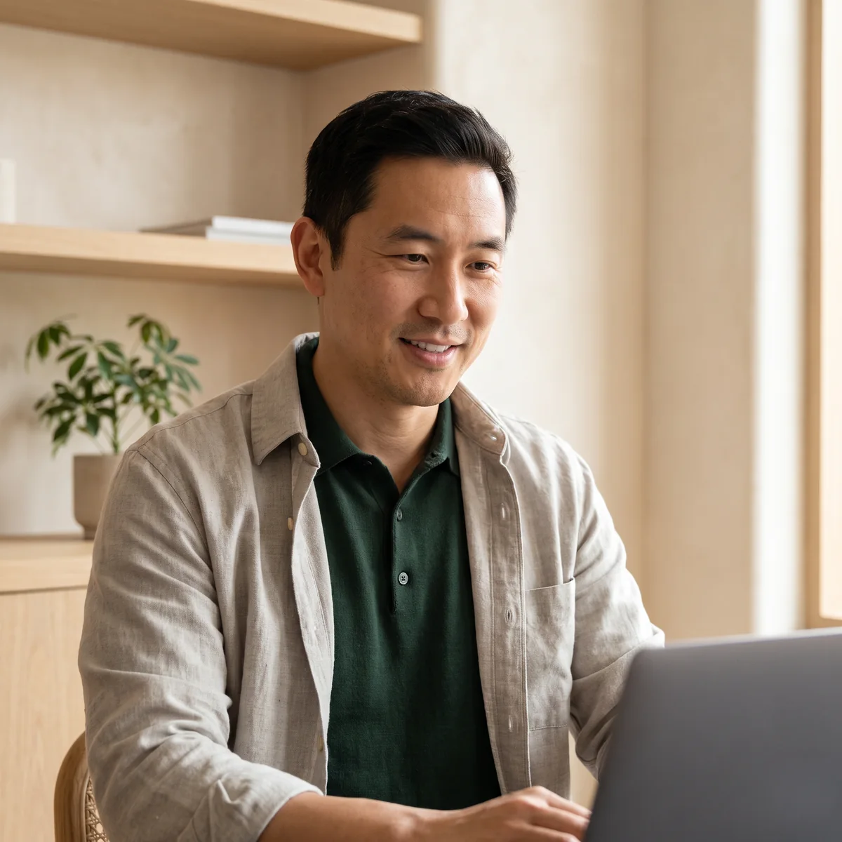 A Peptivo medical provider connecting with a member through a secure online visit