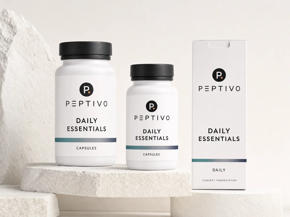 Peptivo daily essentials concept