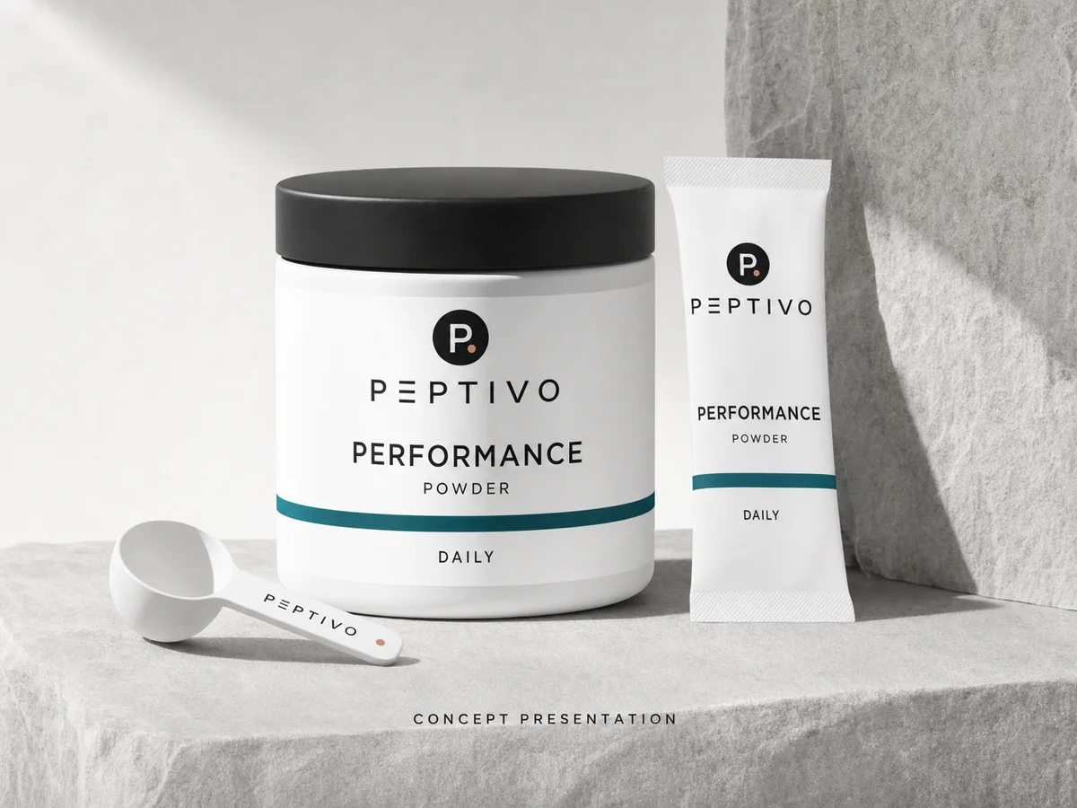 Peptivo performance supplement concept